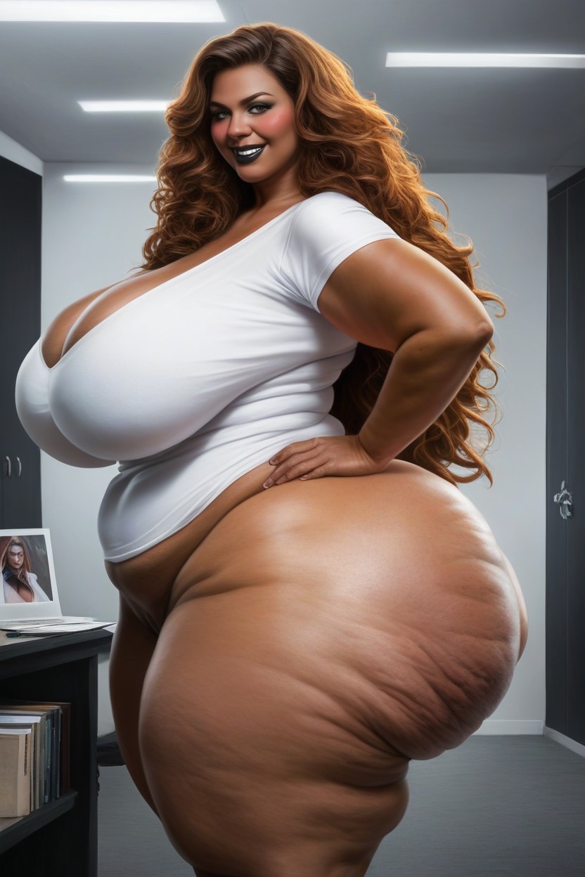 Extremely Large Ass, Shaped Figure, Oficina Porno IA