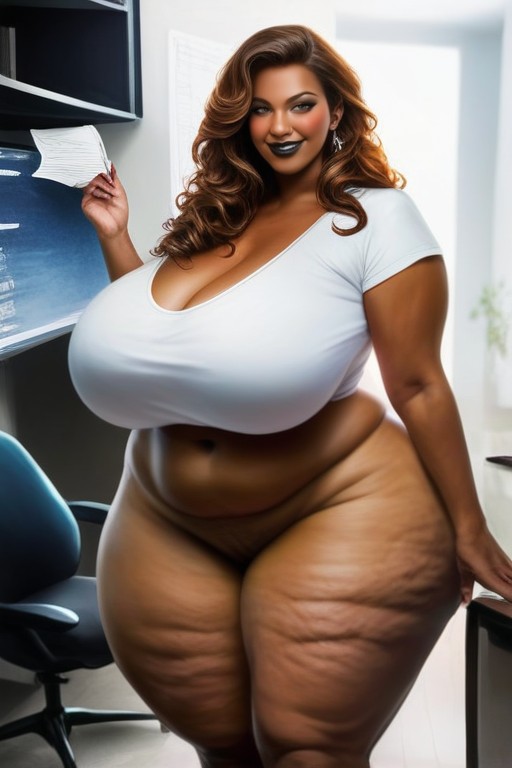 Fat Ass, Ssbbw Massive Fake Booty, Hyper Wide Hips Porno IA