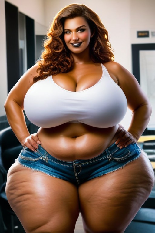Camiseta De Tirantes, Monster Fake Butt, Largo Porno IA