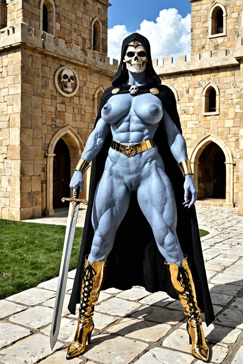 She Ra, Extra Long Hard Erect Nipples, Cosplay Porno IA