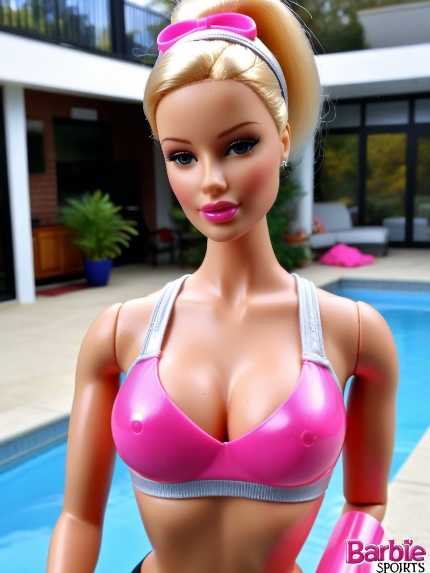 Front View, Front Facing Viewer, Perfect Tight Plastic Pussy AI Porn