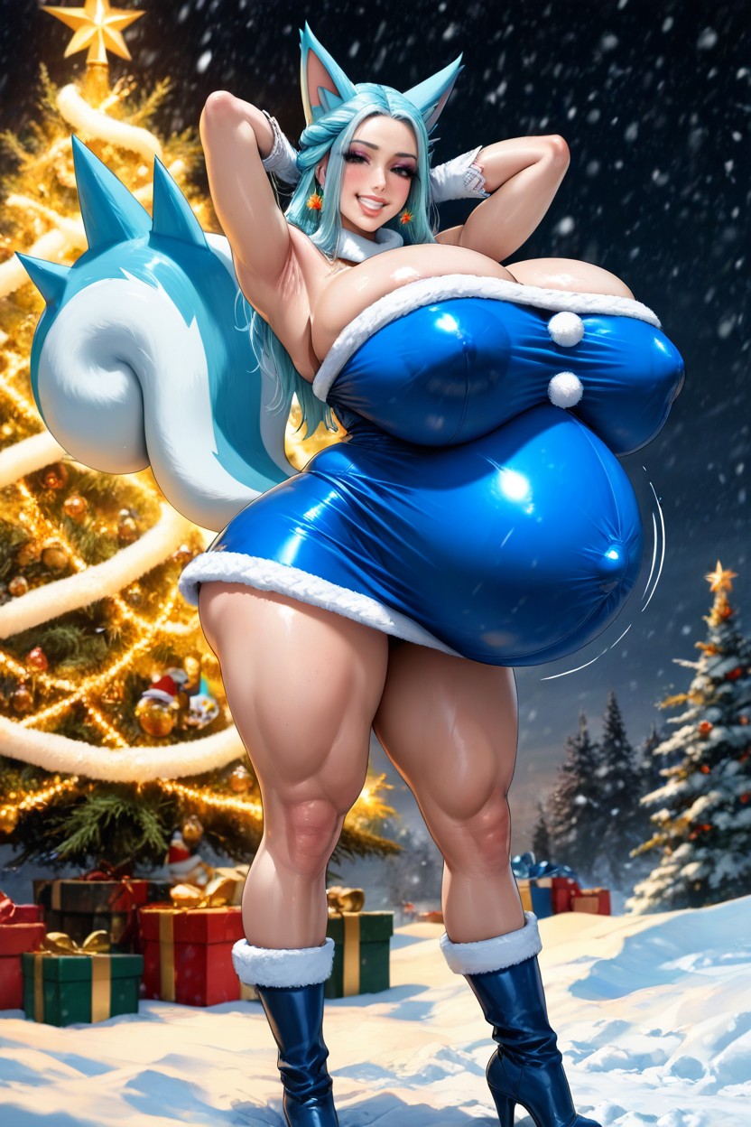 No Pregnancy Stripe, Small Ass, Seductive Pose AI Porn