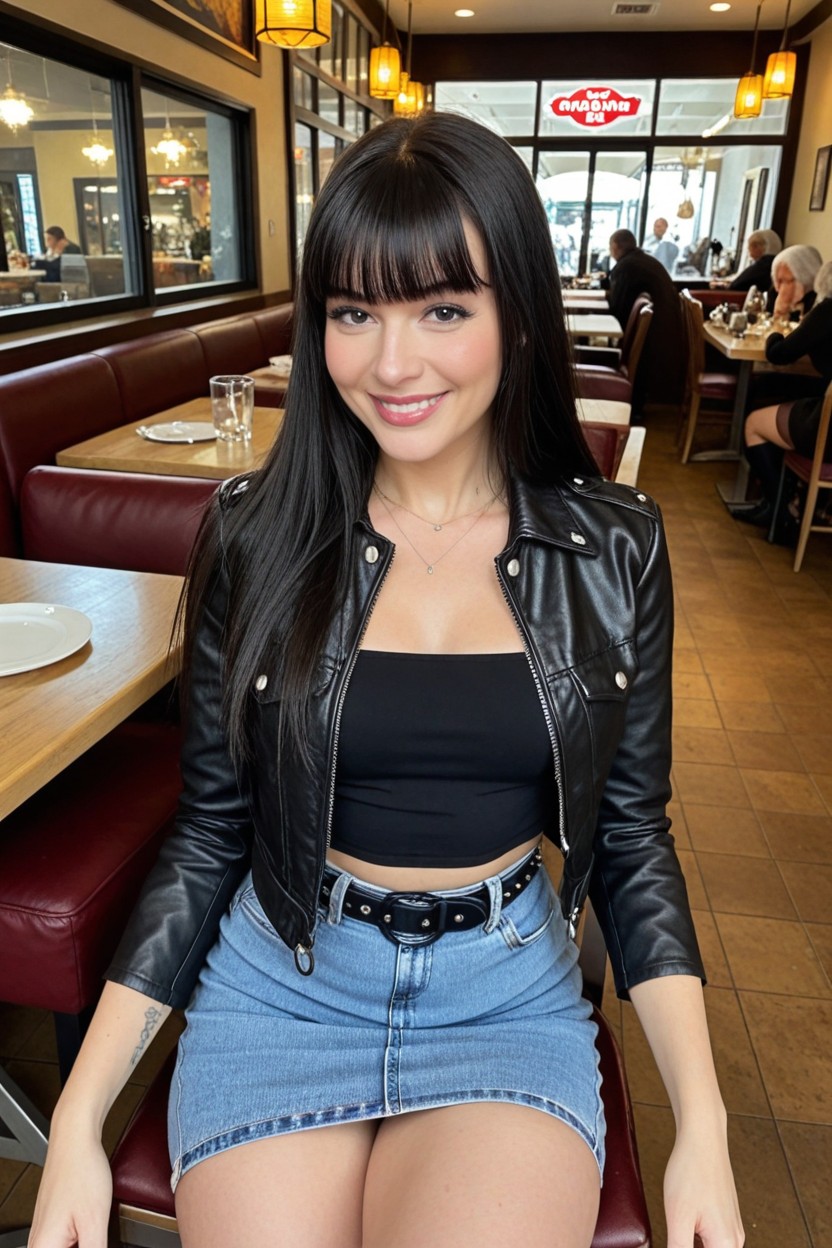 Black Shirt, Award Winning Photo, Full Portrait AI Porn
