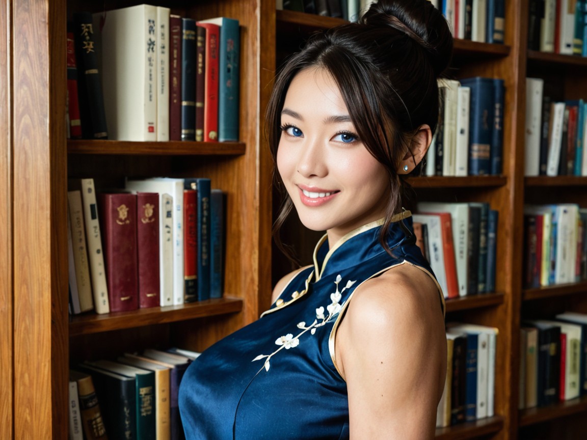 Perfect Body, Side View, Asian AI Porn