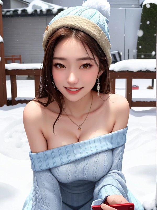 18+, Beige Shawl, Figure Porno IA