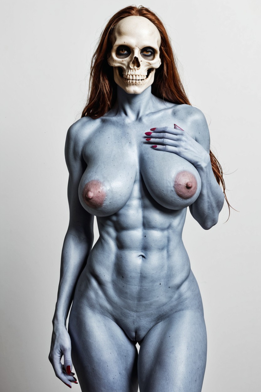 Hyper Detailed Nipples, Aerolas, Without Clothing Porno IA