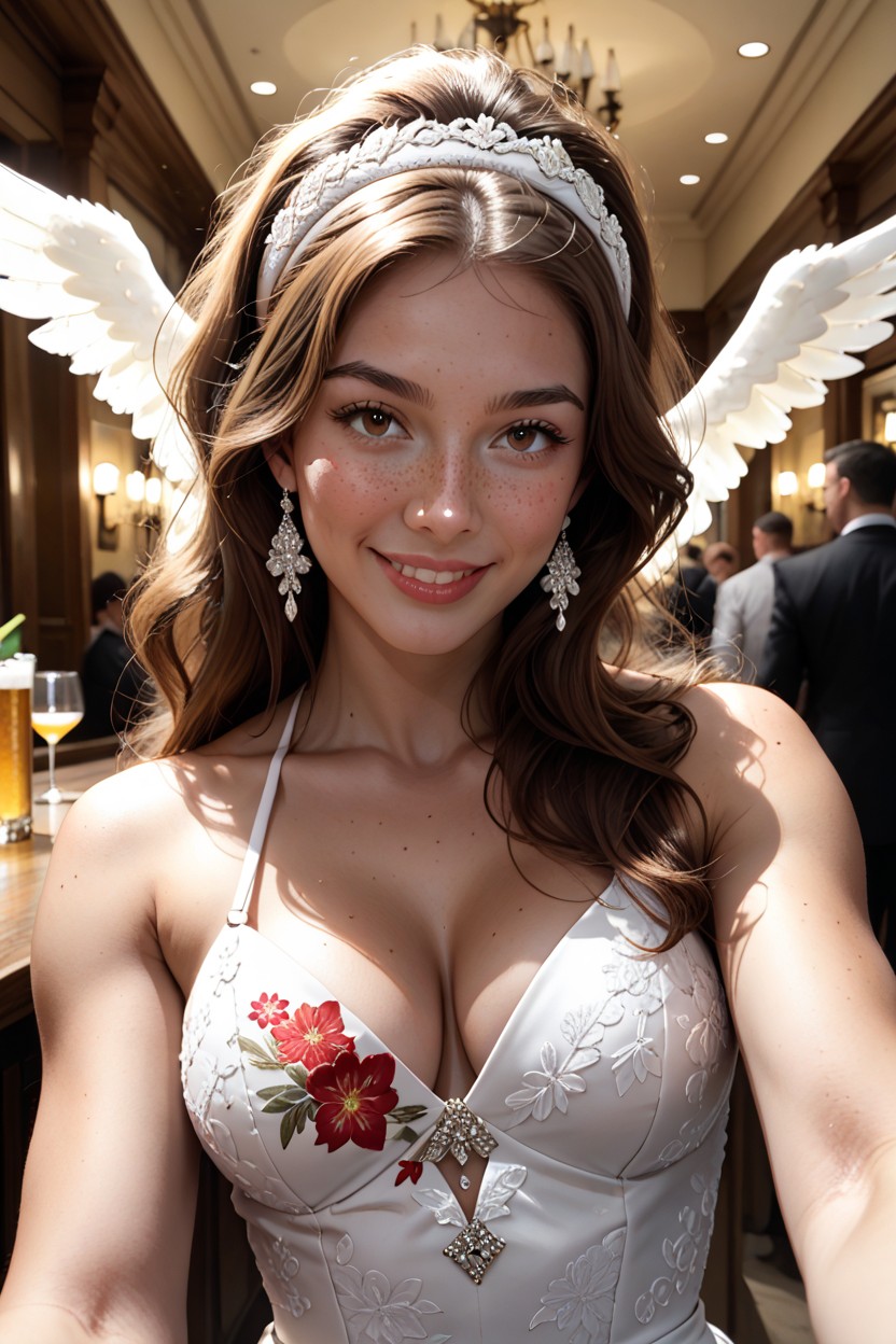 25+, Seductive, Primer Plano Porno IA