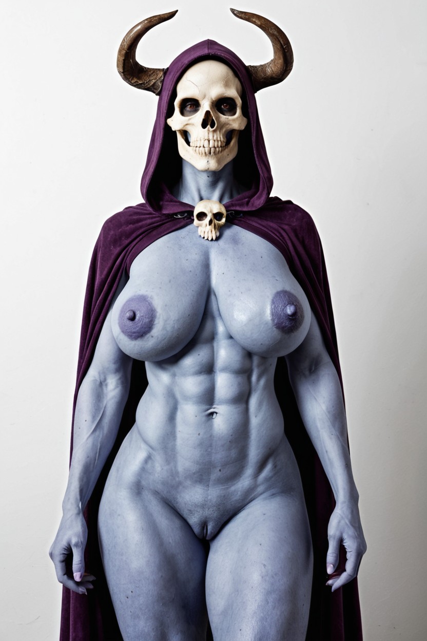 One Hand Firm Grip In One Breast, She Looks Like Skeletor, Toned Muscles Porno IA