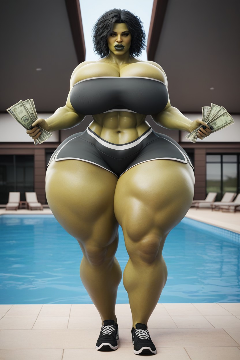 Colossal Thighs, 18+, Front View Porno IA