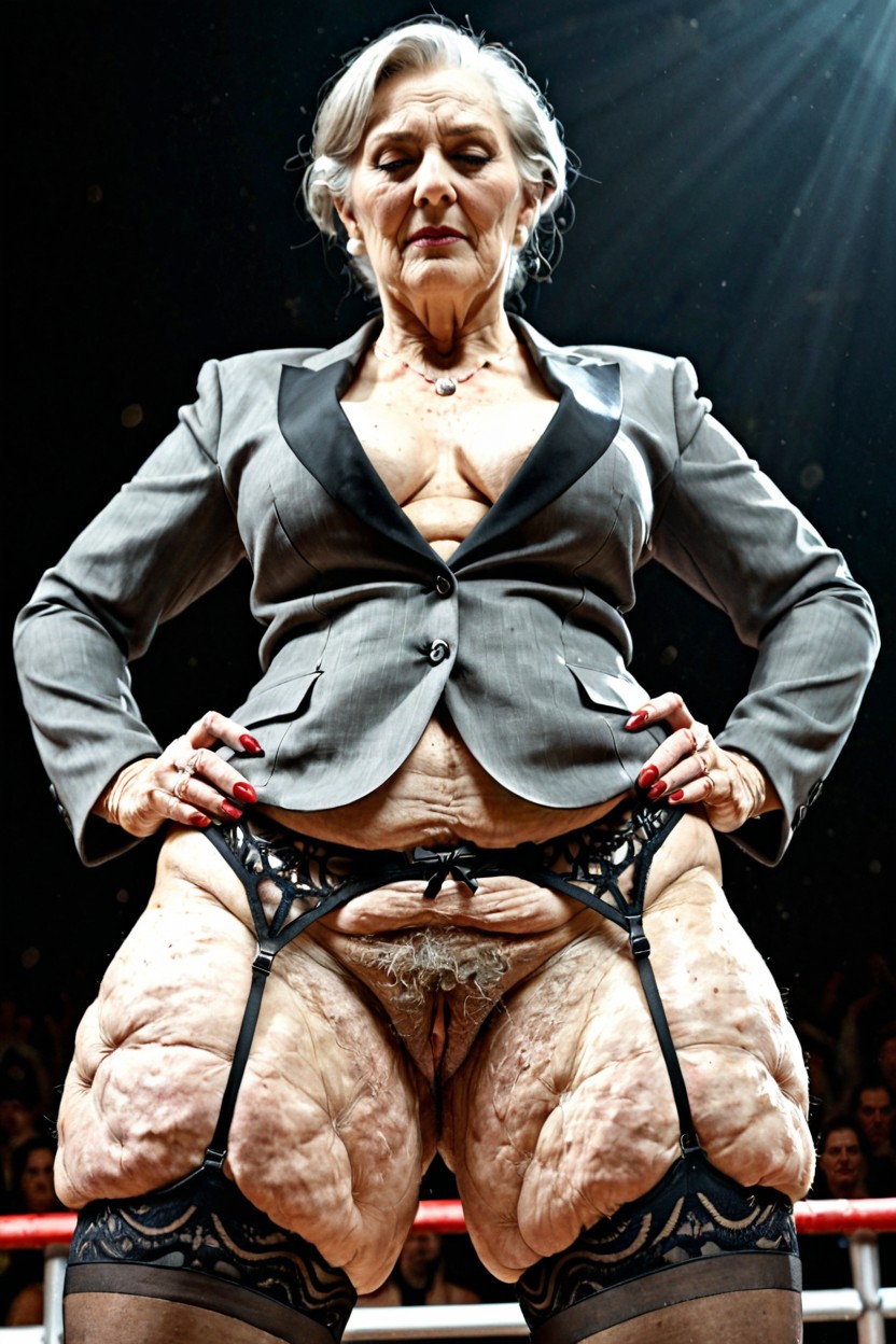 Blazer, Manos En La Cintura, Huge Legs Porno IA