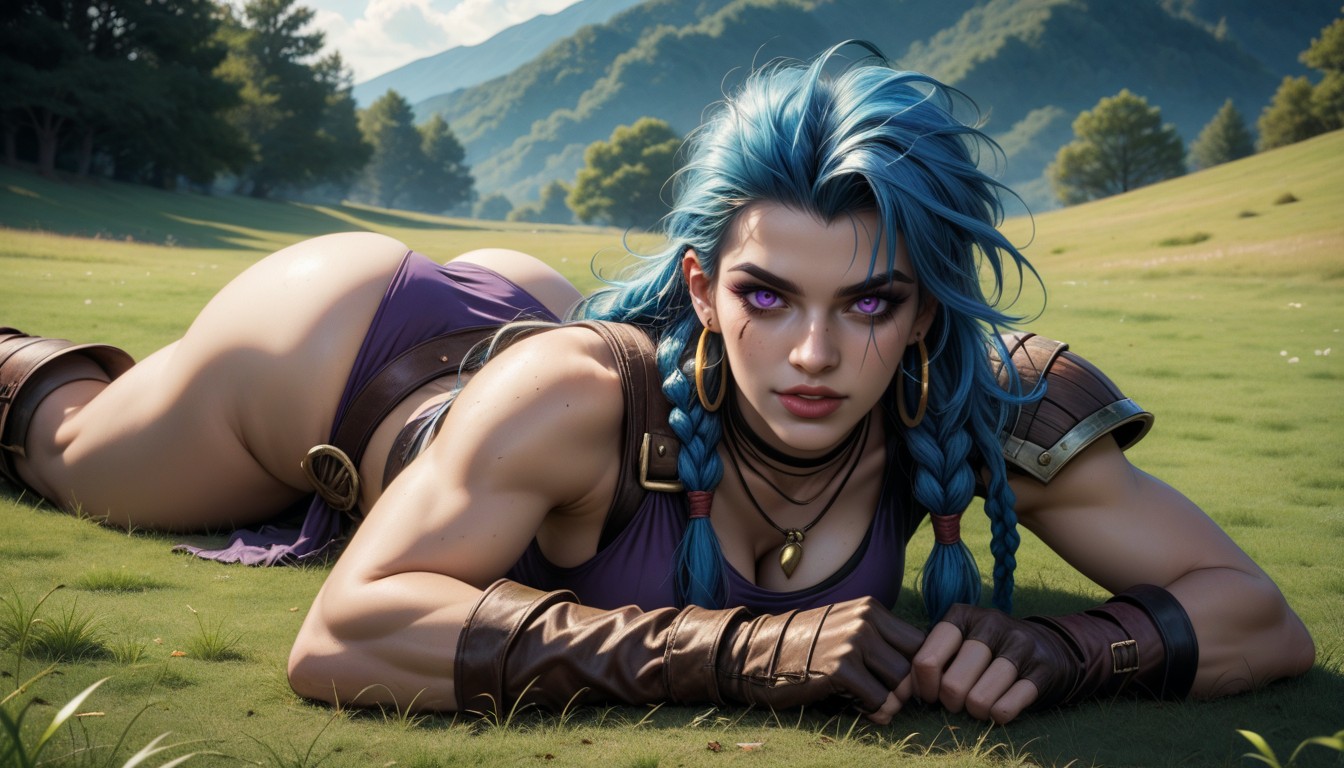 Cosplay, Round Ass, Dark Fantasy Art Porno IA