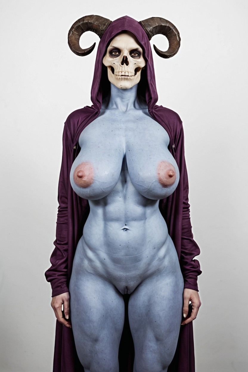 Droopy Boobs, Hairless Skull, Small Ass AI Porn
