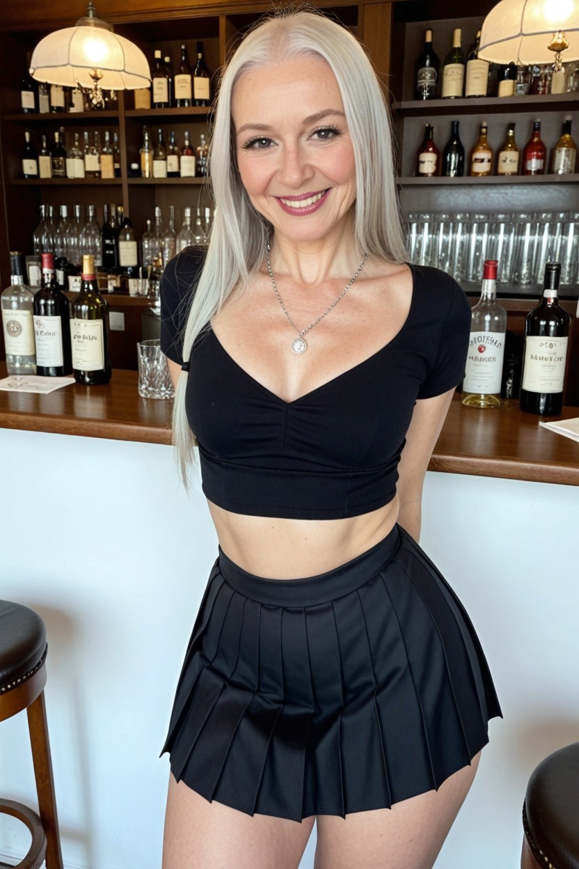 Hdr, Petite Poitrine, Inside A Bar Porno IA
