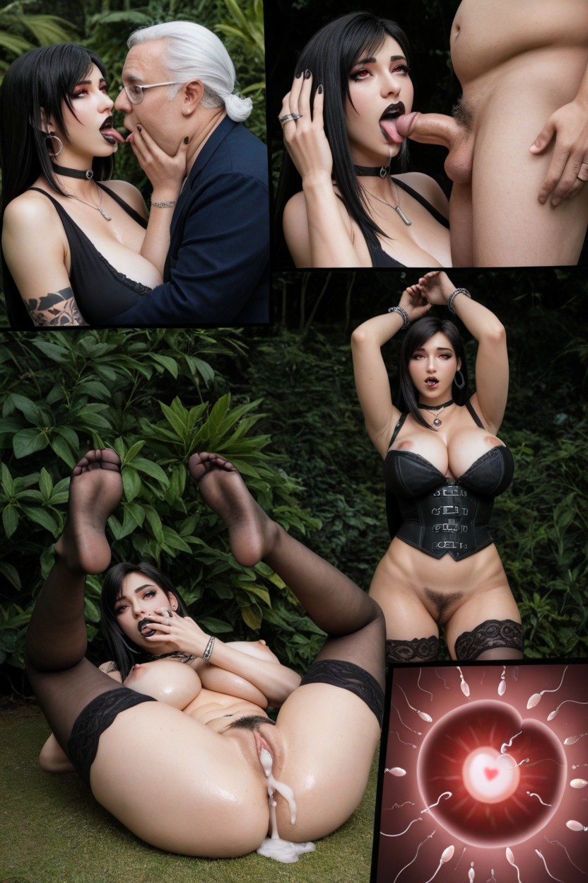 Crazy Face, Red Eyes, Pubic Hair AI Porn