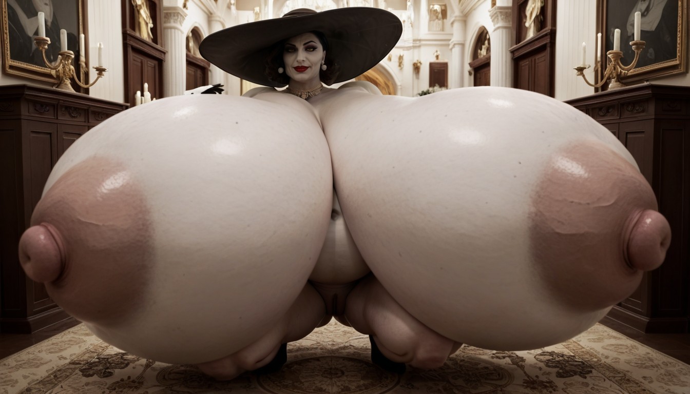 Busty, Giant Thick, Alcina Dimitrescu Porno IA