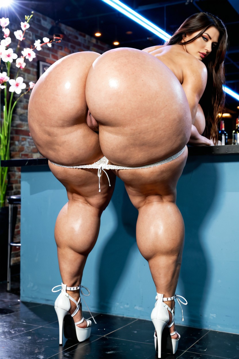 Beautiful Asian, 20+, Extremely Large Ass AI Porn