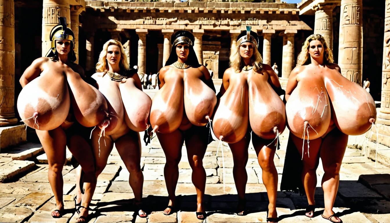 Blonde Hair, Harén, Cleopatra Porno IA