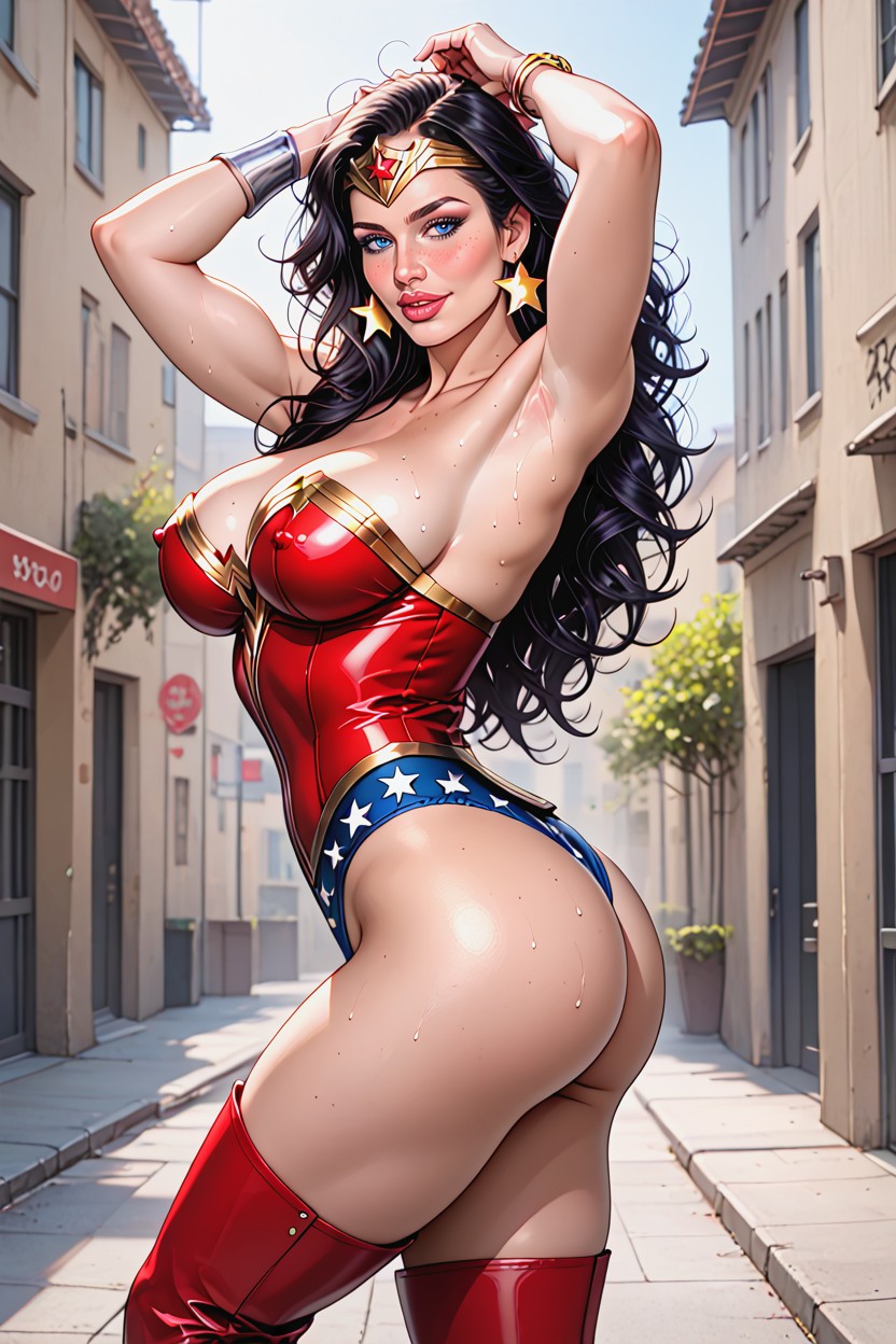 Looking At Viewer, Rounded Ass, Inciting Sex AI Porn