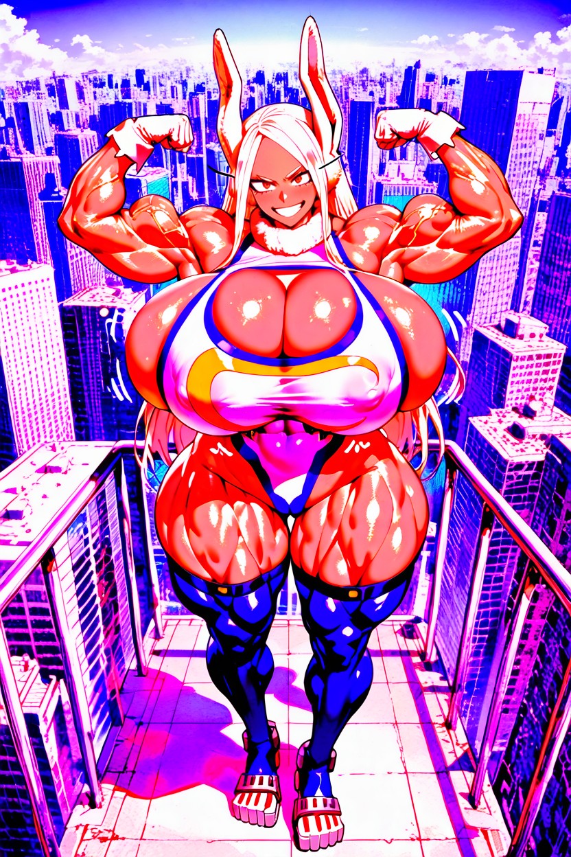 Massive Dumptruck Ass, Hdr, Rooftop AI Porn