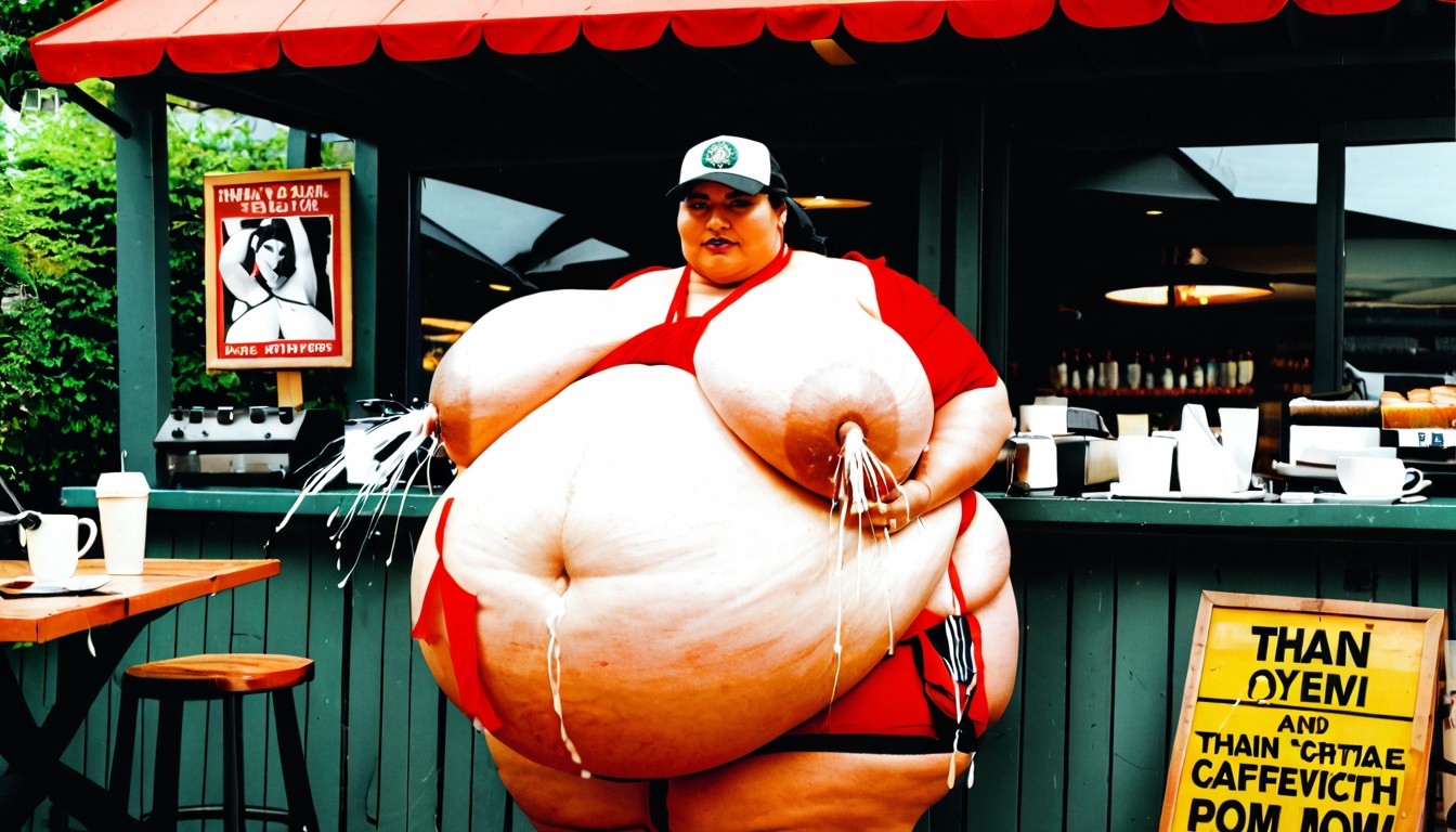 Bbw, Obese, バリスタ AIポルノ