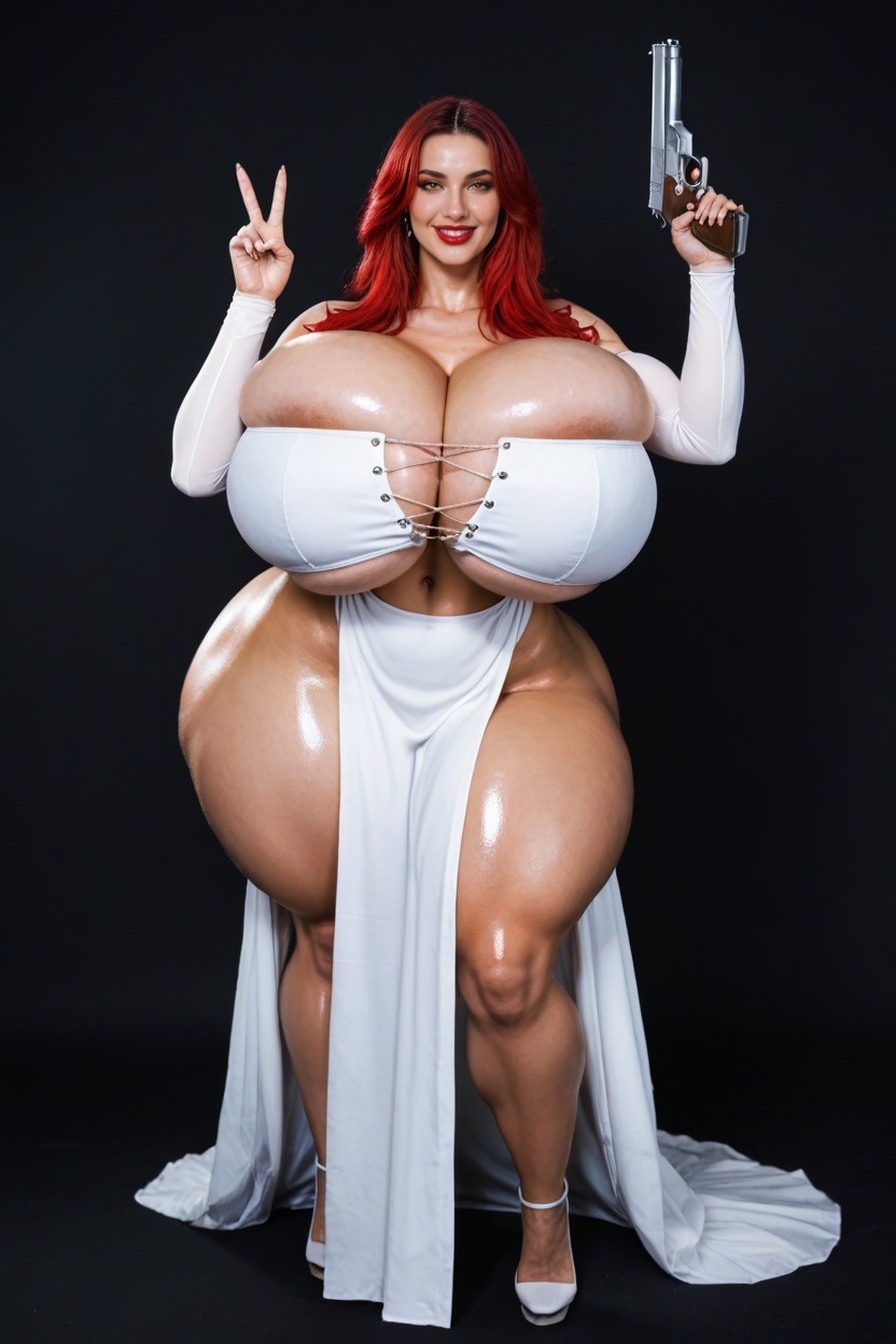 Muscular, Tight Hips, Hyper Ultra Realistic Pornografia de IA