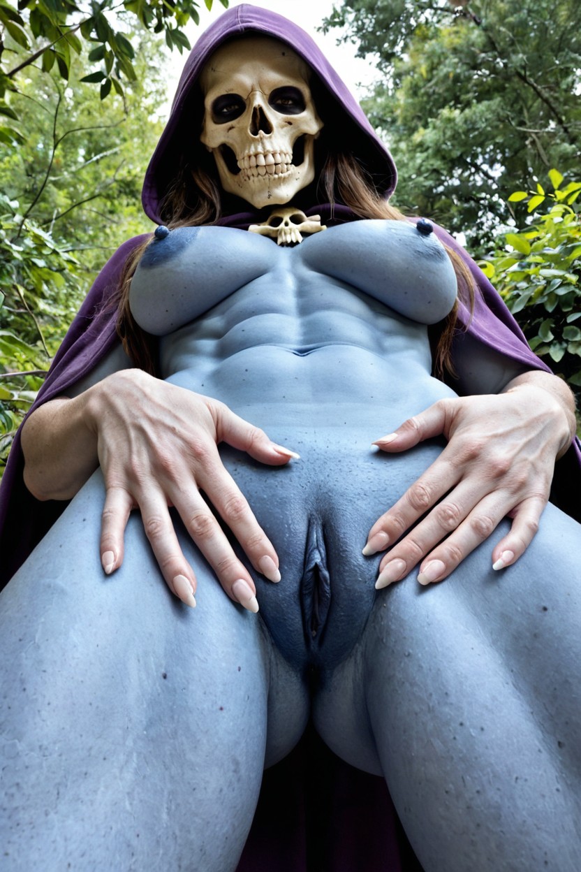 Abs, Dimpled Aerolas, Hyper Detailed Nipples Porno IA