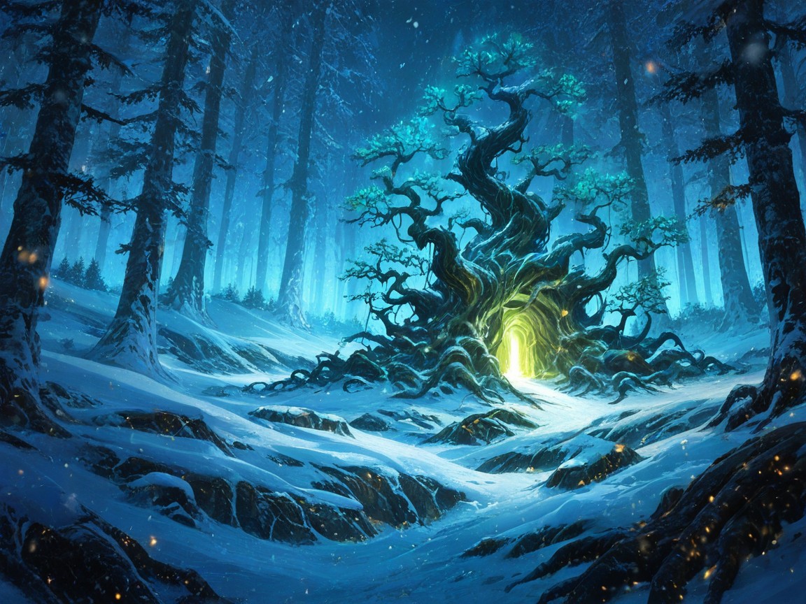 Thick Roots, Cinematic Lighting, Nevado Porno IA
