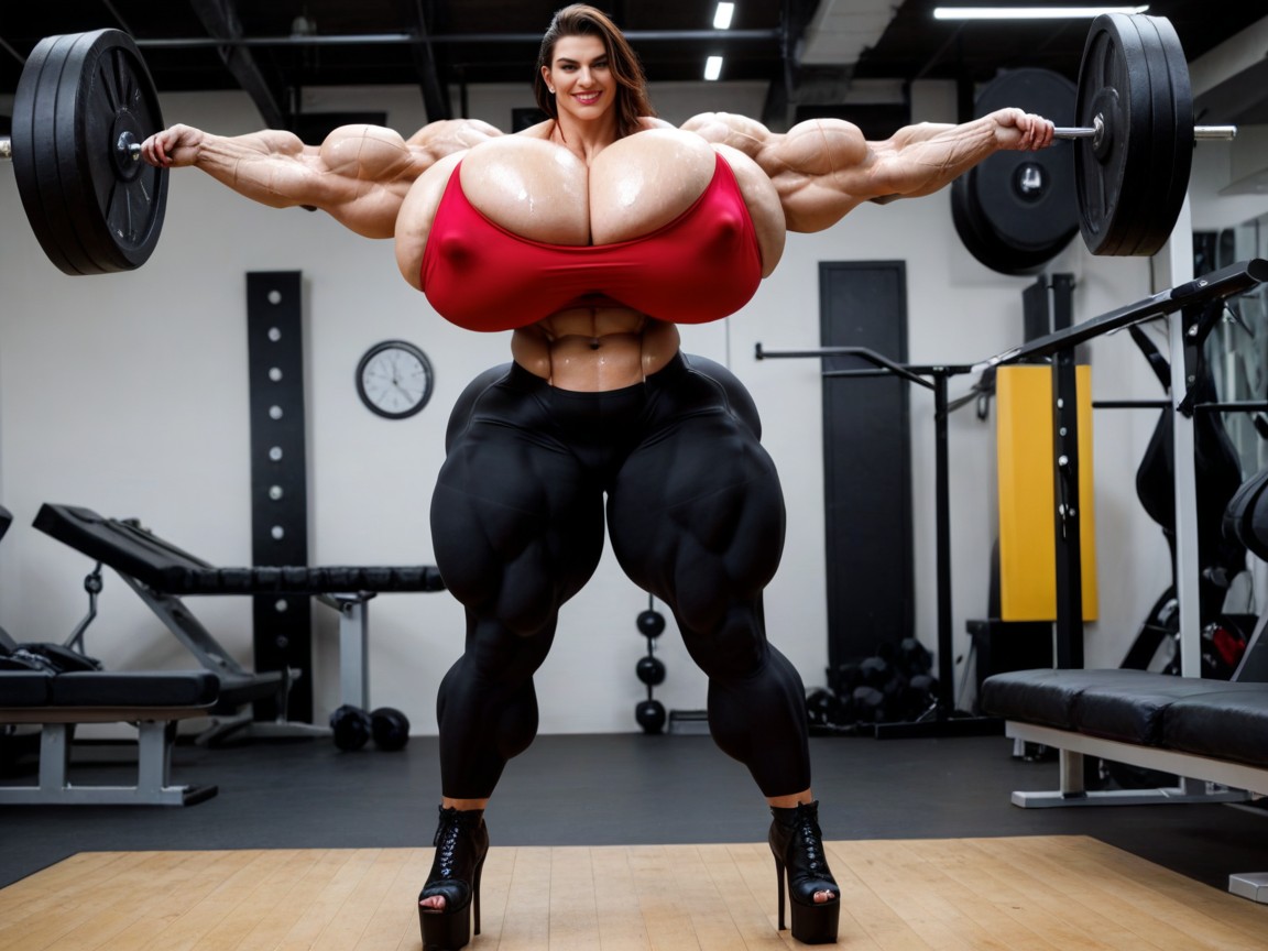 Full Body, Massive Thick Hips, Big Veins AI Porn