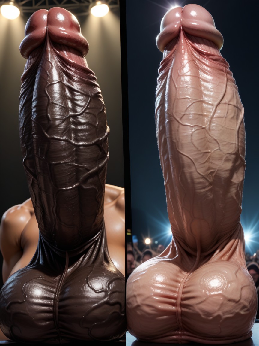 Hyper, Plump Appleshaped Glans, Monster Penis AI Porn