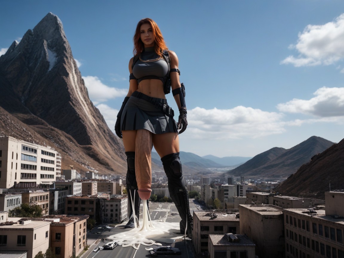 Pony Cock, Mega Giantess, High-tech Materials AI Porn
