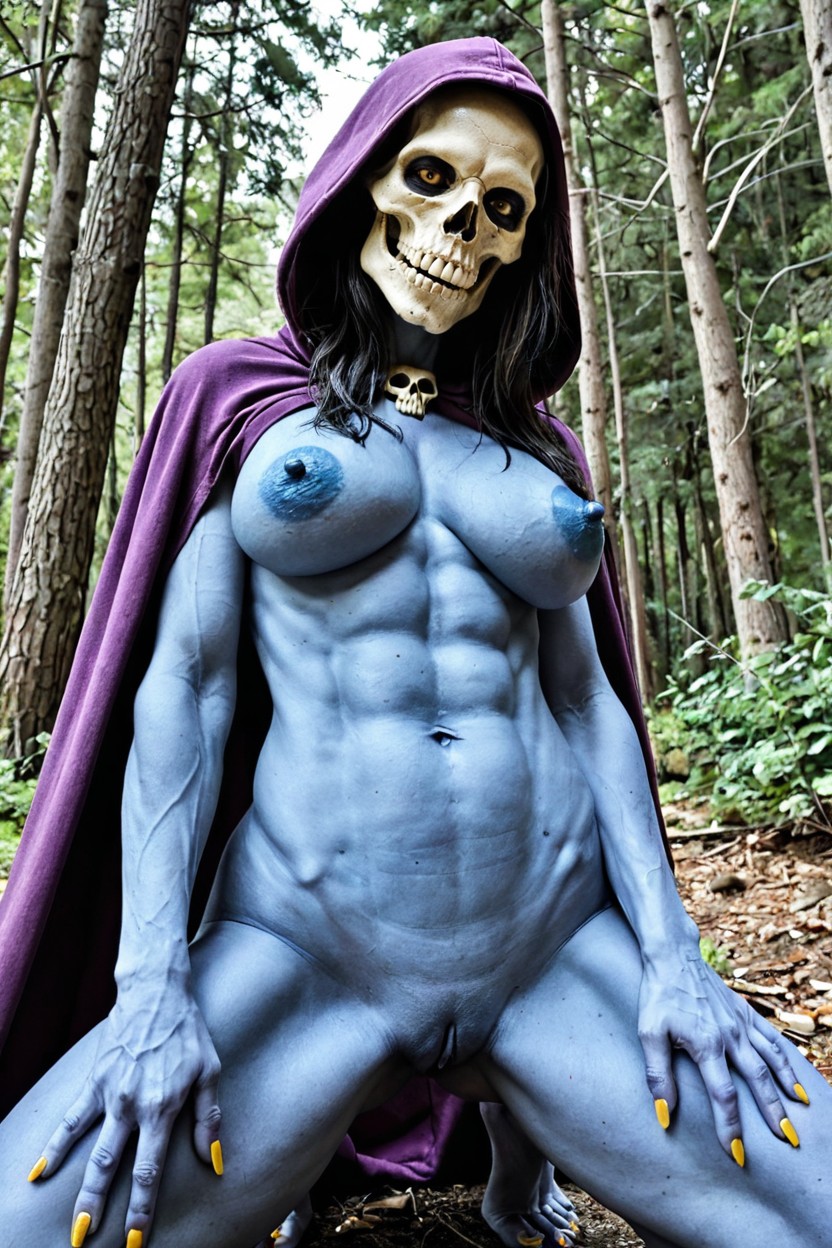 Medium Sized Tits, Detailed Dimpled Areolas, Natural Sagging Tits AI Porn