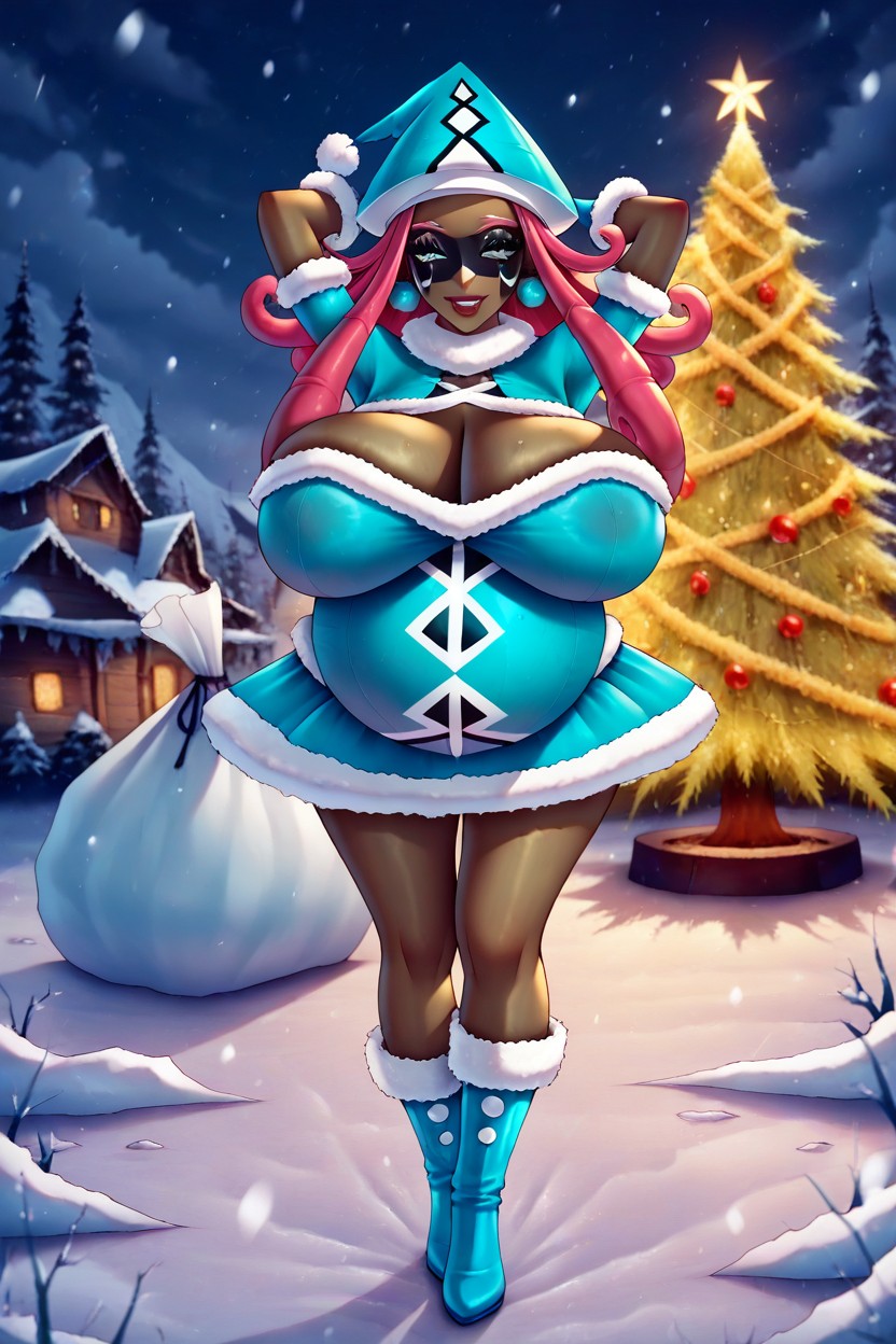 Smile, Ultra Detailed, Cleavage AI Porn