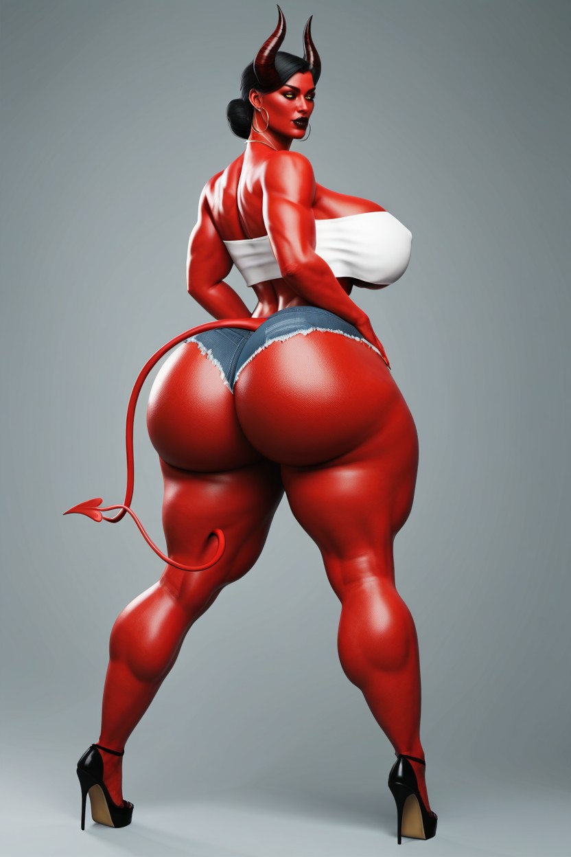 Bimbo Ass, Muscles, Malévola From Dispatch AI Porn