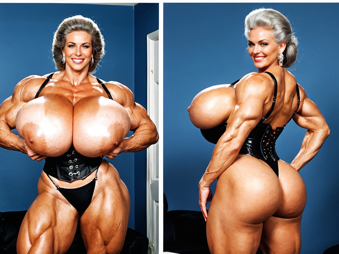 Giant Dominatrix, Fluffy, Pecho Colosal Porno IA