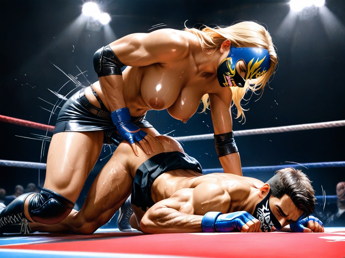스트랩온, 18+, Luchadora Mask AI 포르노