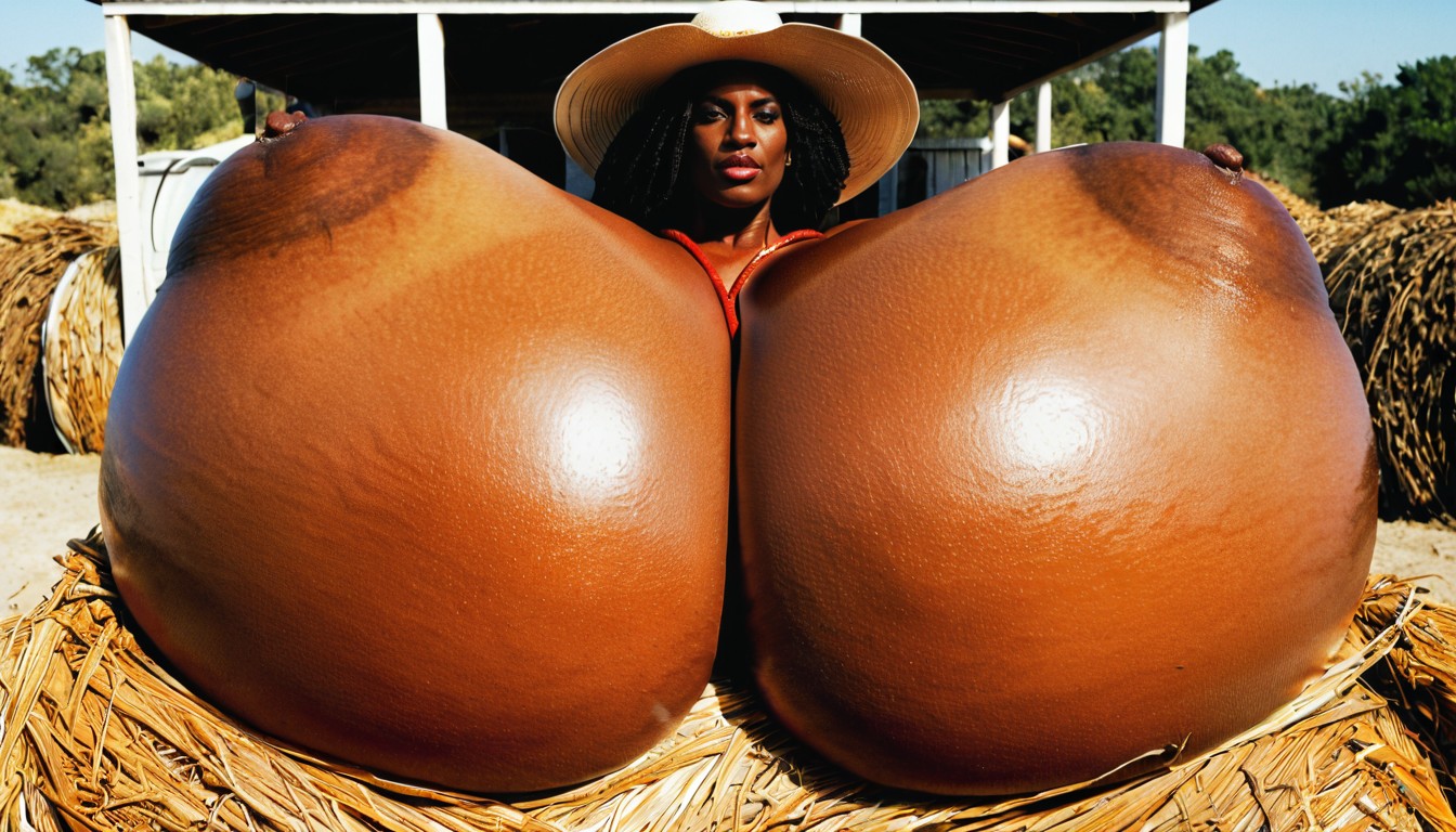 Brown Eyes, 30+, Hyper Gigantic Breasts AI Porn