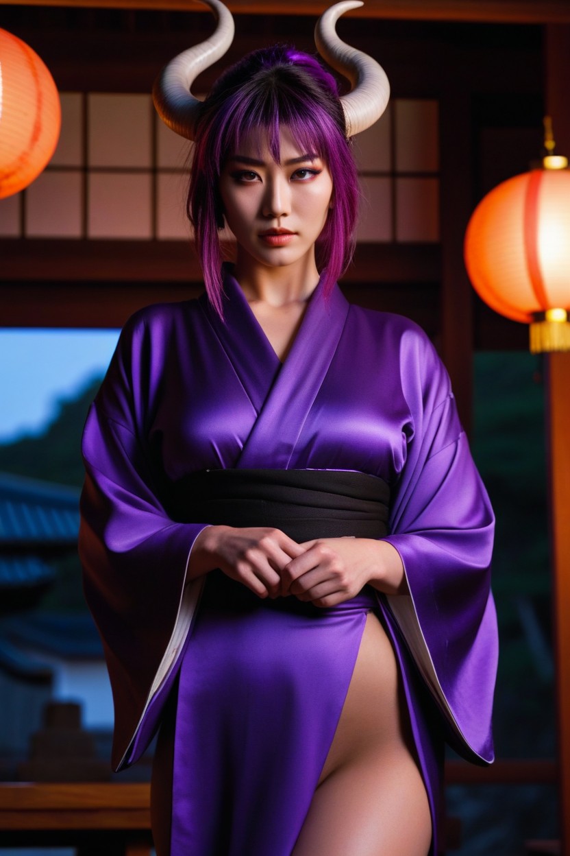 Cosplay, Dark Night, Close Up AI Porn