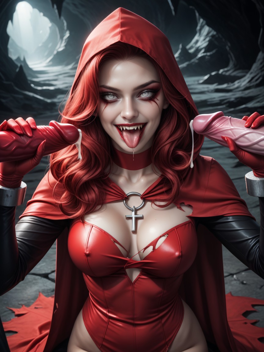 18+, Specular, Tensioned Nipple Chains AI Porn