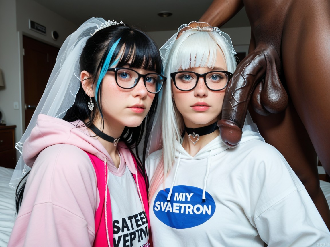 Ghost White Skin, Messy Bedroom, Saggy Testicles AI Porn