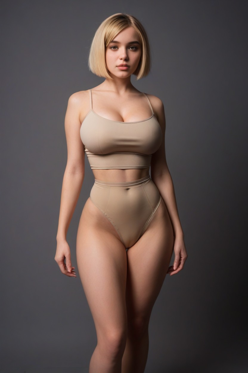 Enormous Covered Boobs, Thongs, Side Swept Porno IA