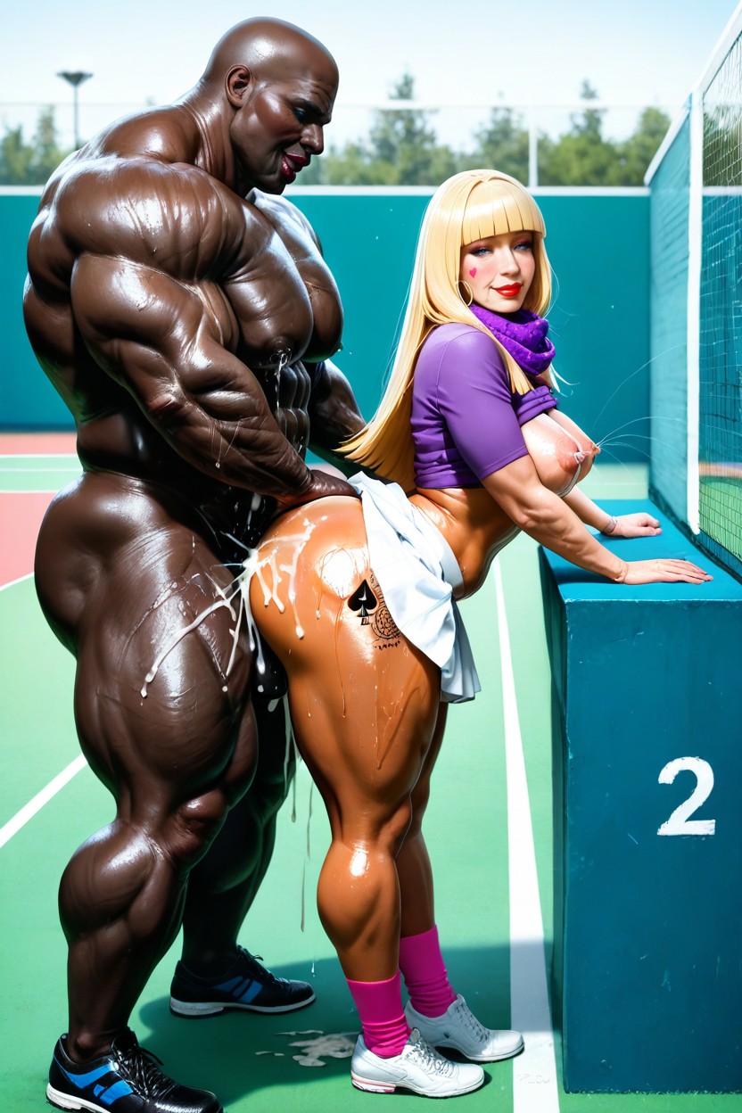 Anal Fucked From Behind By A Gigantic Muscular Very Dark Skinned Bald Black Man, Pacifica Northwest, Huge Long Nipples AIポルノ