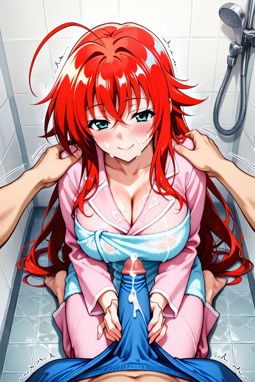 She Do A Harsh Hand Job Through A Towel, Motion Lines, She Do A Harsh Hand Job Through A Towel AIポルノ