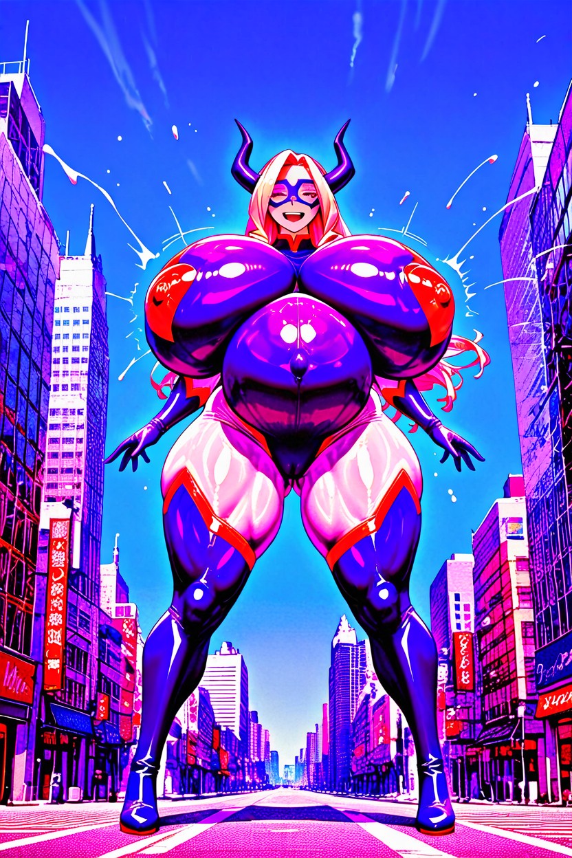 Pawg, City Background, Gluteal Cleft Porno IA