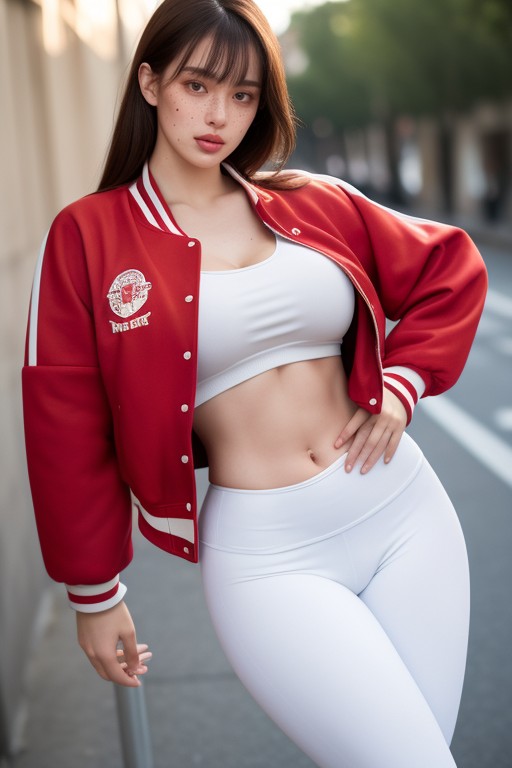 Waist Shot, Toned Thighs, 18+ AI Porn