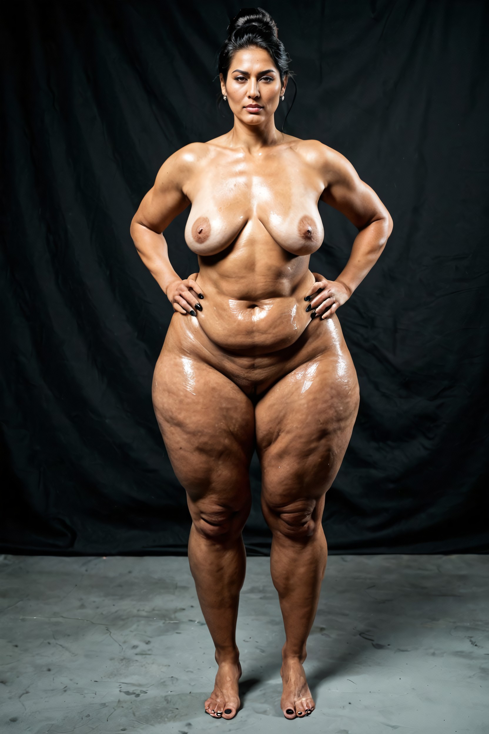 Standing, Gigantic Hips, Gigantic Hips AI Porn