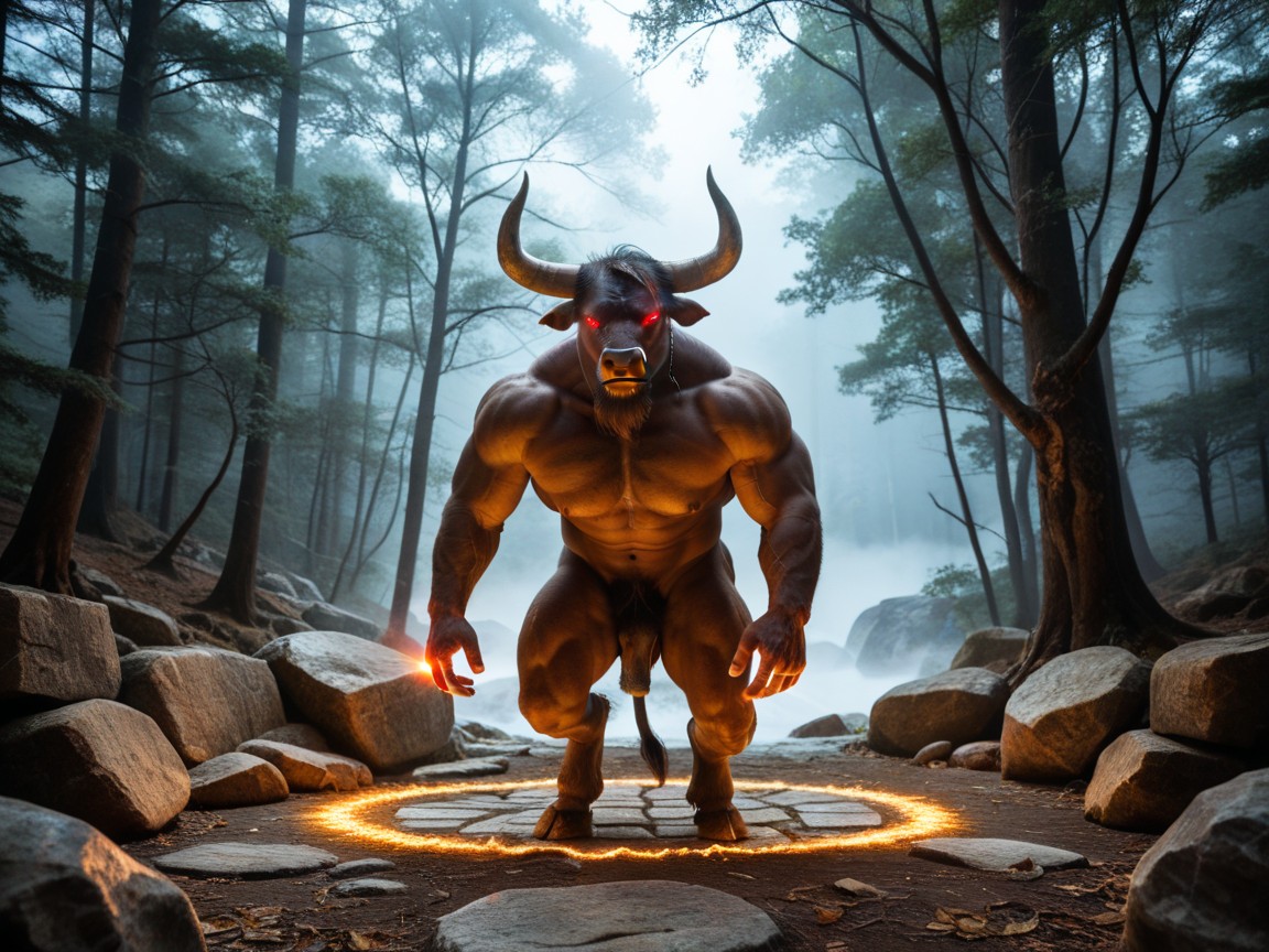 25+, Runes Glowing Faintly, Cinematic Realism AI Porn