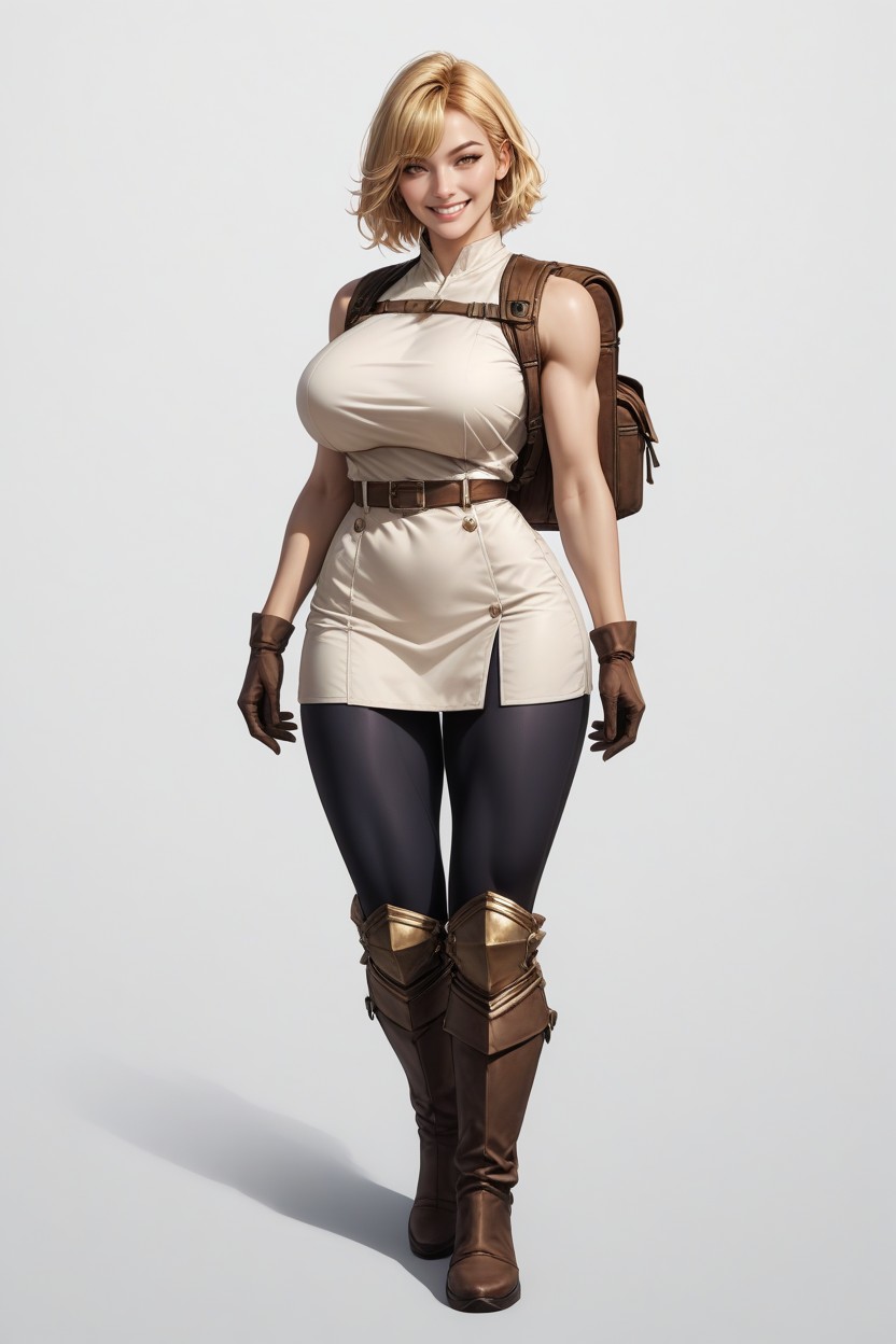 Armor, Standing, Rounded Ass AI Porn