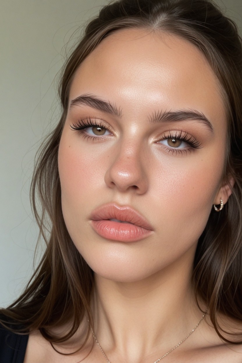 K", Round, Prominent Lower Eyelids AI Porn