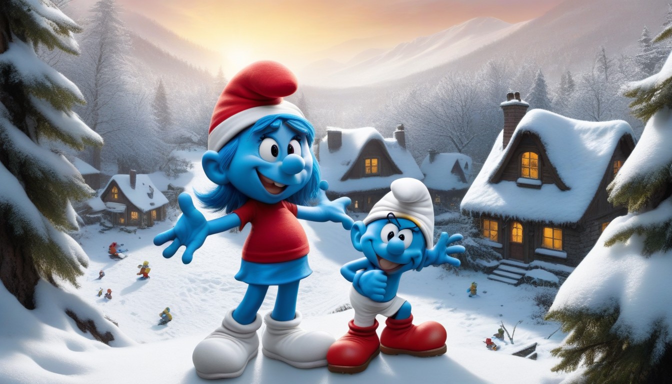 Create The Smurfs Comic, Snowy Weather, 25+ AI Porn