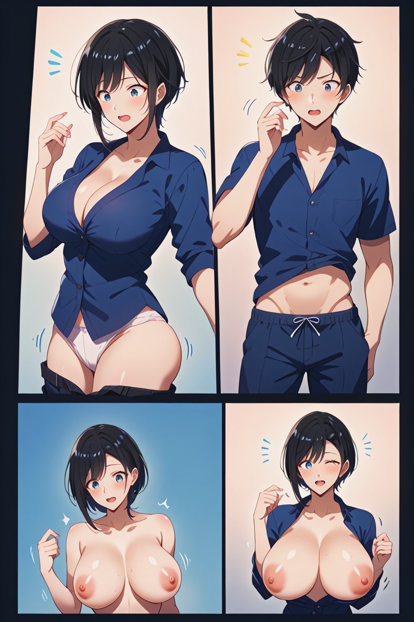 18+, Slow Transformation Process, Japonés Porno IA